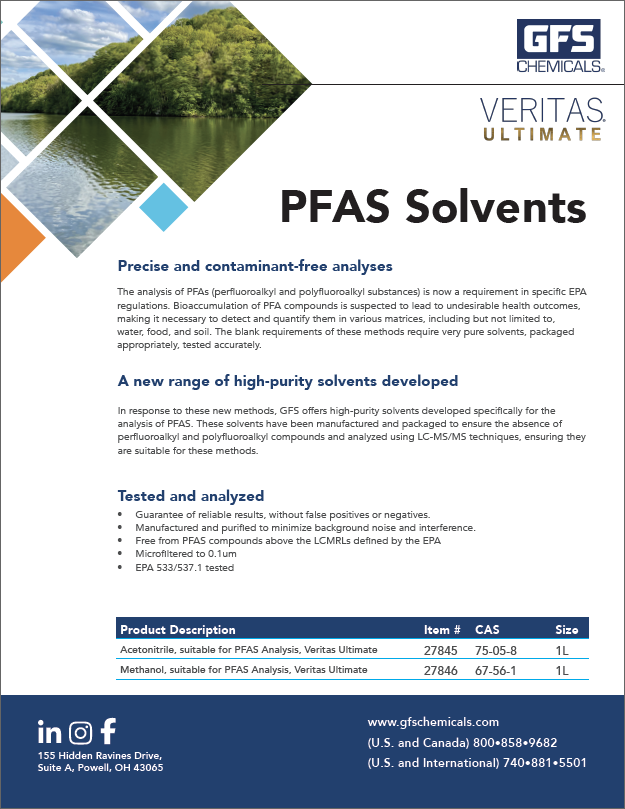 GFS EXPRESS Brochure GFS Chemicals